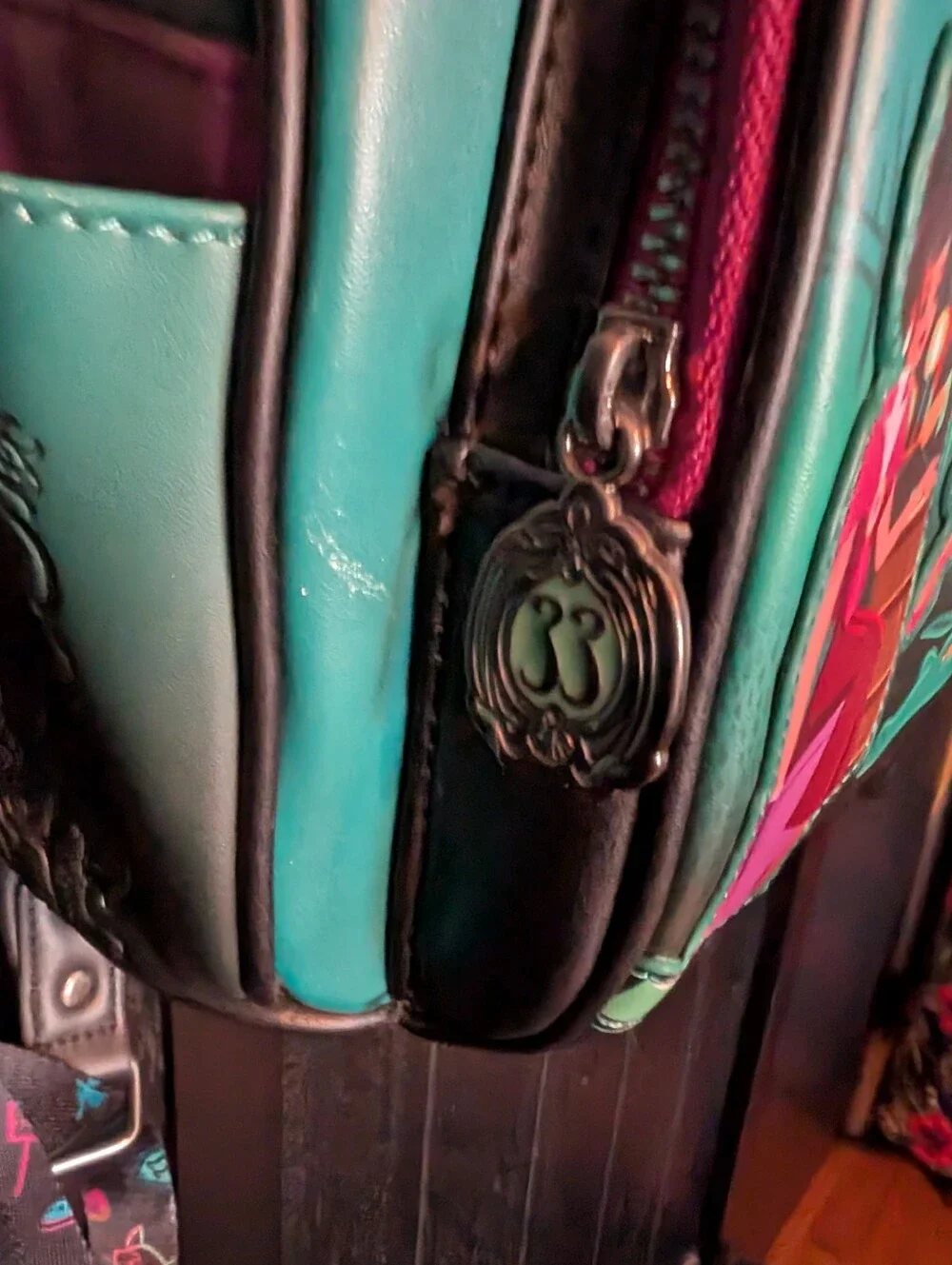 Loungefly DisneyParks Club 33 Haunted Mansion 55th Anniversary mini backpack